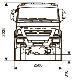 Шасси KAMAZ-65111-50