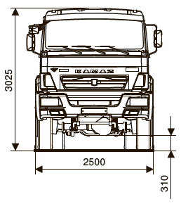 Шасси KAMAZ-63501-52