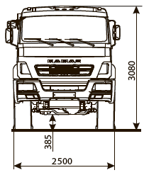 Шасси KAMAZ-43502-66 (D5)
