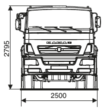 Шасси KAMAZ-65201-53