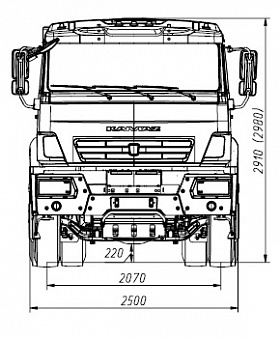 Шасси KAMAZ-65117-49 (B5)