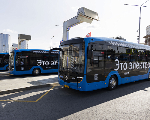 В Москву поступила очередная партия электробусов КАМАЗ нового поколения А5
