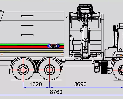Мусоровоз с боковой загрузкой МК-4555-06