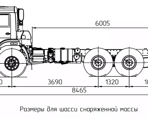 Автомобиль-шасси КАМАЗ-43118-3027-48 (6x6)