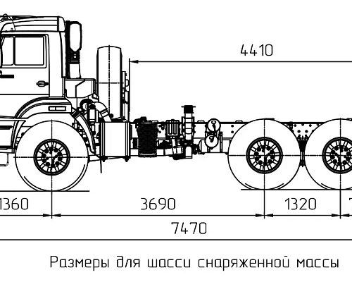 Автомобиль-шасси КАМАЗ-43118-23019-50 (6x6)