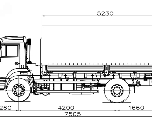 Бортовой автомобиль 43253-8010-69 (4x2)