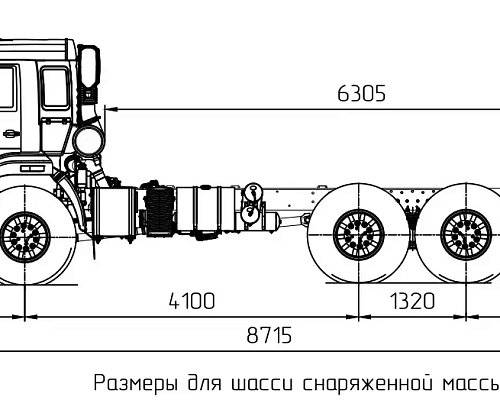 Автомобиль-шасси КАМАЗ-43118-23088-50 (6x6)