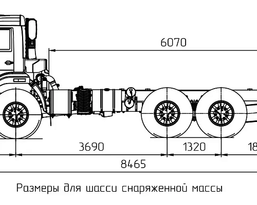 Автомобиль-шасси КАМАЗ-43118-43027-50 (6x6)