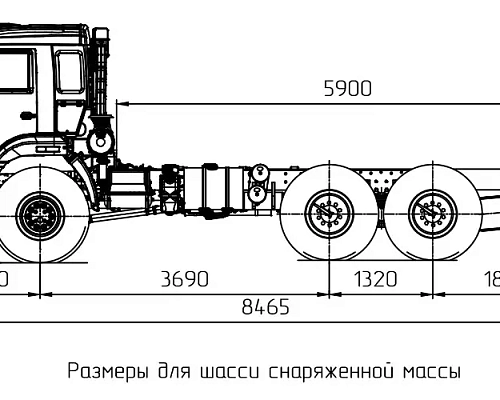 Автомобиль-шасси КАМАЗ-43118-3012-48 (6x6)