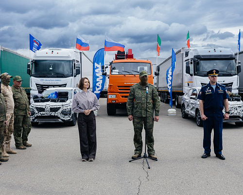 Гуманитарная помощь от «КАМАЗа» в зону СВО
