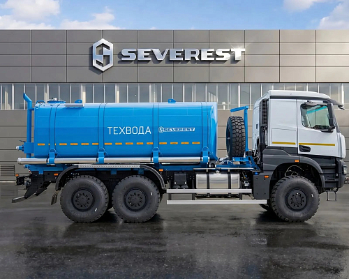 Создана новая автоцистерна для технической воды на шасси КАМАЗ-65659