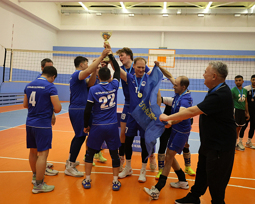 На «КАМАЗе» завершилось первенство по волейболу